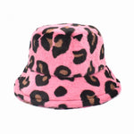 Vintage Faux Fur Bucket Hat Stylish Women’s Hat in Various Designs-Bucket Hats-Arimonz-Bleo 1-One Size 22in-Arimonz