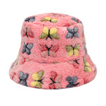 Vintage Faux Fur Bucket Hat Stylish Women’s Hat in Various Designs-Bucket Hats-Arimonz-Fly 2-One Size 22in-Arimonz