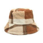 Vintage Faux Fur Bucket Hat Stylish Women’s Hat in Various Designs-Bucket Hats-Arimonz-Gezi 3-One Size 22in-Arimonz