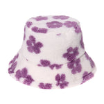 Vintage Faux Fur Bucket Hat Stylish Women’s Hat in Various Designs-Bucket Hats-Arimonz-HUA 1-One Size 22in-Arimonz