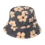 Vintage Faux Fur Bucket Hat Stylish Women’s Hat in Various Designs-Bucket Hats-Arimonz-HUA 3-One Size 22in-Arimonz