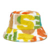 Vintage Faux Fur Bucket Hat Stylish Women’s Hat in Various Designs-Bucket Hats-Arimonz-Muti 4-One Size 22in-Arimonz