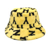 Vintage Faux Fur Bucket Hat Stylish Women’s Hat in Various Designs-Bucket Hats-Arimonz-N 2-One Size 22in-Arimonz