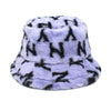 Vintage Faux Fur Bucket Hat Stylish Women’s Hat in Various Designs-Bucket Hats-Arimonz-N 5-One Size 22in-Arimonz