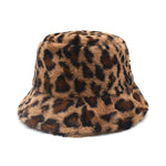 Vintage Faux Fur Bucket Hat Stylish Women’s Hat in Various Designs-Bucket Hats-Arimonz-Sleo 1-One Size 22in-Arimonz