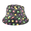 Vintage Faux Fur Bucket Hat Stylish Women’s Hat in Various Designs-Bucket Hats-Arimonz-Stra 1-One Size 22in-Arimonz