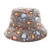 Vintage Faux Fur Bucket Hat Stylish Women’s Hat in Various Designs-Bucket Hats-Arimonz-Zhua 2-One Size 22in-Arimonz