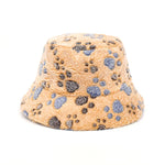 Vintage Faux Fur Bucket Hat Stylish Women’s Hat in Various Designs-Bucket Hats-Arimonz-Zhua 3-One Size 22in-Arimonz