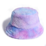 Vintage Faux Fur Bucket Hat Stylish Women’s Hat in Various Designs-Bucket Hats-Arimonz-Zilan 1-One Size 22in-Arimonz