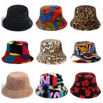 Vintage Faux Fur Bucket Hat Stylish Women’s Hat in Various Designs-Bucket Hats-Arimonz-Arimonz