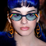 Vintage Futuristic Small Cat Eye Sunglasses Fashion Sun Shades UV400-Sunglasses-Arimonz-Arimonz