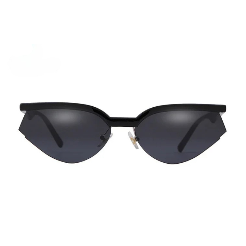 Vintage Futuristic Small Cat Eye Sunglasses Fashion Sun Shades UV400-Sunglasses-Arimonz-C1-Arimonz