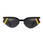 Vintage Futuristic Small Cat Eye Sunglasses Fashion Sun Shades UV400-Sunglasses-Arimonz-C2-Arimonz