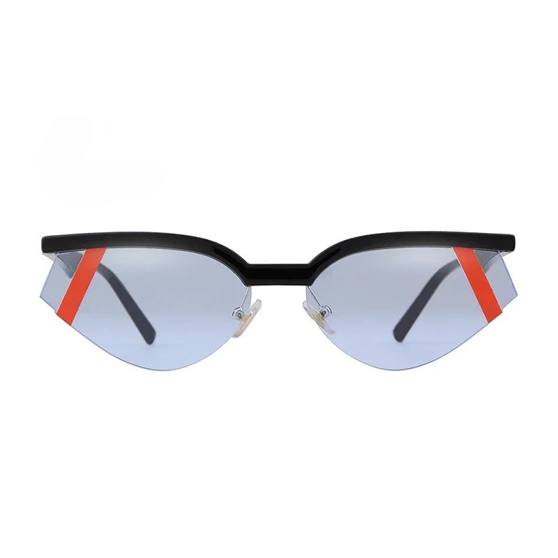 Vintage Futuristic Small Cat Eye Sunglasses Fashion Sun Shades UV400-Sunglasses-Arimonz-C3-Arimonz