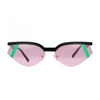 Vintage Futuristic Small Cat Eye Sunglasses Fashion Sun Shades UV400-Sunglasses-Arimonz-C4-Arimonz