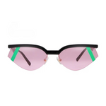 Vintage Futuristic Small Cat Eye Sunglasses Fashion Sun Shades UV400-Sunglasses-Arimonz-C4-Arimonz