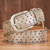 Vintage Lady Belt Original Design Hollow Out Rivet Wide Fashion Belt-Belts-Arimonz-Golden-95cm/37in-Arimonz