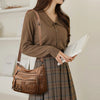 Vintage Leather Women Bag Design Multi-pocket Crossbody Shoulder Bags-Handbags-Arimonz-Arimonz