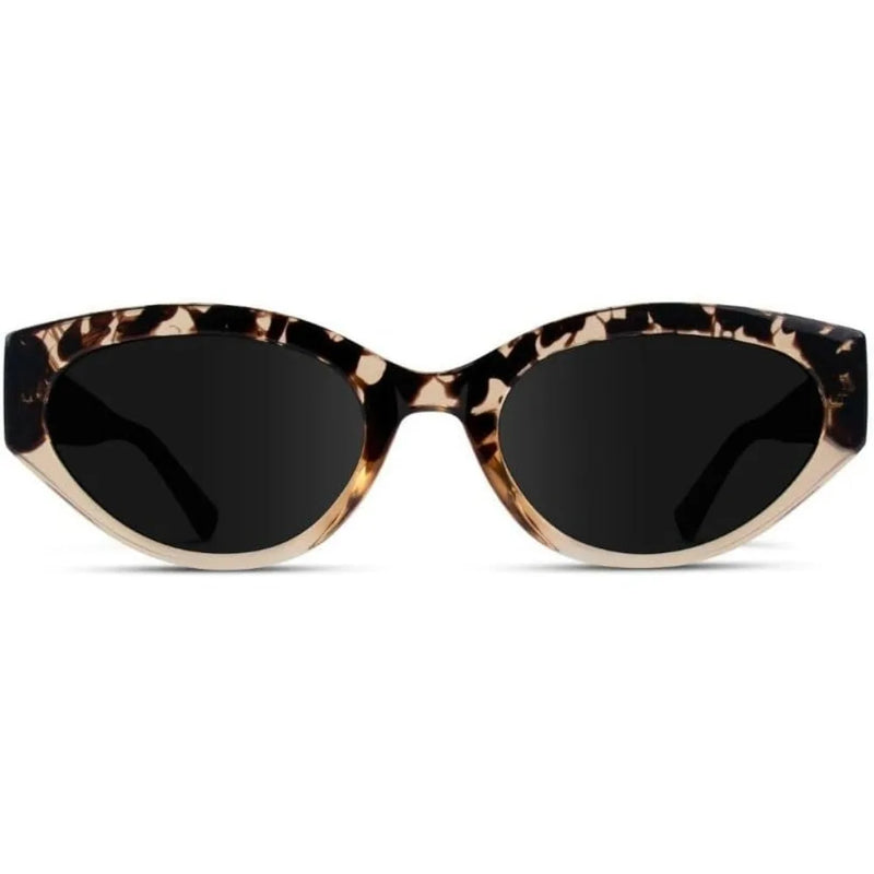 Vintage Slim Frame Gradient UV Protection Oval Cat Eye Sunglasses-Sunglasses-Arimonz-Arimonz