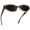 Vintage Slim Frame Gradient UV Protection Oval Cat Eye Sunglasses-Sunglasses-Arimonz-Black Lens-Arimonz