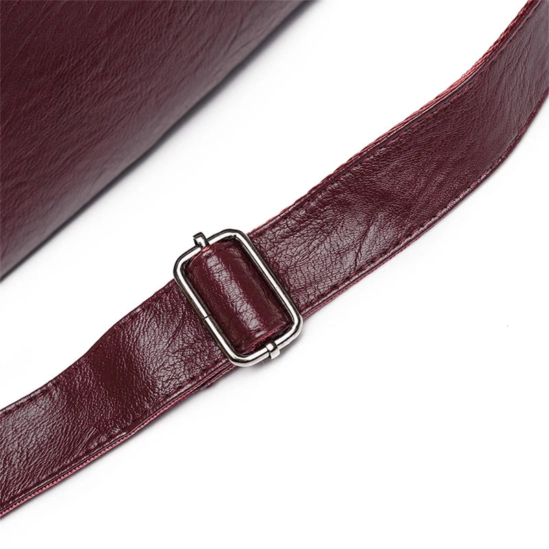 Vintage Style Shoulder Bag for Women PU Leather Big Casual Tote Handbag-Handbags-Arimonz-Arimonz