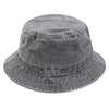 Vintage Washed Denim Bucket Hat Cotton Panama Hip Hop Bob Cap-Bucket Hats-Arimonz-Gray-21-22in-Arimonz