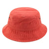 Vintage Washed Denim Bucket Hat Cotton Panama Hip Hop Bob Cap-Bucket Hats-Arimonz-Orange-21-22in-Arimonz
