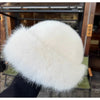 Warm Hat Casual Plush Fluffy Plush Cap Versatile Solid Polyester Hat-Winter Hats-Arimonz-White-Arimonz