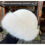 Warm Hat Casual Plush Fluffy Plush Cap Versatile Solid Polyester Hat-Winter Hats-Arimonz-White-Arimonz
