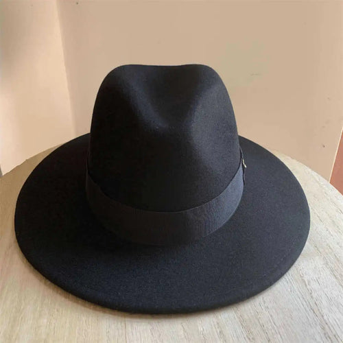 Warm Windproof Wool Felt Top Winter Hat Outdoor Fashion Hat-Hats-Arimonz-Arimonz