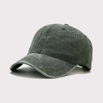 Washed Cotton Baseball Cap Women Casual Adjustable Snapback Trucker Hat-Women's Caps-Arimonz-army green-head 55-60cm (22-24 inches)-Arimonz