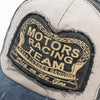 Washed Cotton Damage Baseball Cap Motor Snapback Hat Hip Hop Dad Hats-Women's Caps-Arimonz-Arimonz