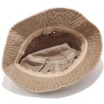 Washed Denim Bucket Hat Cotton Streetwear Fluorescent Color Cap-Bucket Hats-Arimonz-Arimonz