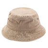 Washed Denim Bucket Hat Cotton Streetwear Fluorescent Color Cap-Bucket Hats-Arimonz-Arimonz
