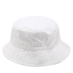 Washed Denim Bucket Hat Cotton Streetwear Fluorescent Color Cap-Bucket Hats-Arimonz-white-21-23in-Arimonz