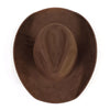 Western Big Roll Brim Cowboy Top Hat Felt Fedora Outdoor Hat-Hats-Arimonz-Arimonz