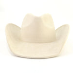 Western Big Roll Brim Cowboy Top Hat Felt Fedora Outdoor Hat-Hats-Arimonz-Beige-22in-Arimonz