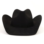 Western Big Roll Brim Cowboy Top Hat Felt Fedora Outdoor Hat-Hats-Arimonz-black-22in-Arimonz