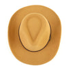 Western Cowboy Woolen Fedoras Hat Wide Brim Elegant Felt Cap-Hats-Arimonz-Arimonz