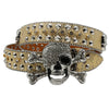 Western Rhinestone Skull Belt Crystal Studded Luxury Pin Buckle Belt-Belts-Arimonz-JD-KLT-Gold-105cm/41inches-Arimonz