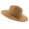 Wide Brim Felt Jazz Classic Fedoras Hat Suede Autumn Winter Top Hat-Hats-Arimonz-Arimonz