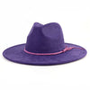 Wide Brim Felt Jazz Classic Fedoras Hat Suede Autumn Winter Top Hat-Hats-Arimonz-Arimonz