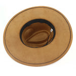 Wide Brim Felt Jazz Classic Fedoras Hat Suede Autumn Winter Top Hat-Hats-Arimonz-Arimonz