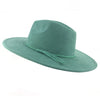 Wide Brim Felt Jazz Classic Fedoras Hat Suede Autumn Winter Top Hat-Hats-Arimonz-Arimonz