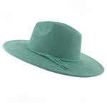 Wide Brim Felt Jazz Classic Fedoras Hat Suede Autumn Winter Top Hat-Hats-Arimonz-Arimonz