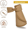 Wide Brim Roll Up Straw Sun Visor Hat Foldable Beach Summer Hat-Summer Hats-Arimonz-Arimonz