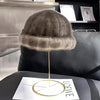 Winter Fashion Genuine Real Mink Fur Winter Warm Women Hat-Winter Hats-Arimonz-grey-21-23in-Arimonz