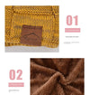 Winter Hat Warm Plus Size Outdoor Knitted Hat Wool Bobble Hat Beanie-Winter Hats-Arimonz-Arimonz