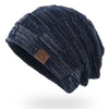 Winter Hat Warm Plus Size Outdoor Knitted Hat Wool Bobble Hat Beanie-Winter Hats-Arimonz-Navy-XL SIZE-Arimonz