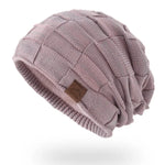 Winter Hat Warm Plus Size Outdoor Knitted Hat Wool Bobble Hat Beanie-Winter Hats-Arimonz-Pink-XL SIZE-Arimonz